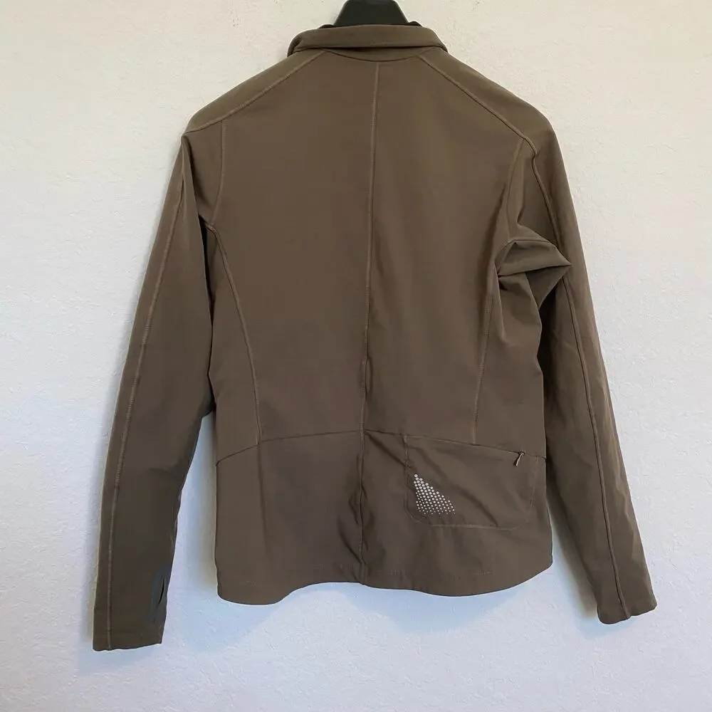 Columbia Titanium Jacket Thumb‎ Holes Brown Medium